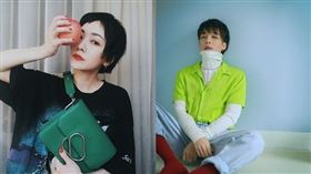 郭采潔、伊德爾緋聞戀情又突然浮上檯面 。（圖／翻攝自郭采潔、伊德爾微博）
