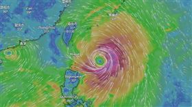 颱風。（圖／翻攝自NCDR天氣與氣候監測網）