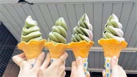 霜淇淋,三角型,雙圓型,雪花型,手裏劍型(全家 提供)