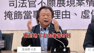 王世堅反廢死！怒嗆：死刑後再到地下懺悔
