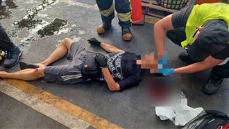 新／三重男踩空慘墜樓　清潔工遭重壓送醫