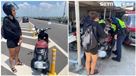 台南,女遊客,外籍女,匈牙利,台84,快速道路