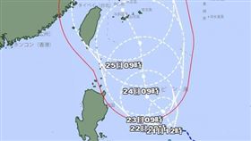 颱風 圖/日本氣象廳