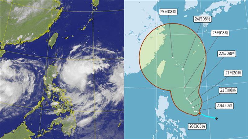 颱風最快今生成挑戰強颱　估25日籠罩全台