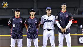 ▲魔鷹、張志豪、陳俊秀和林安可晉級明天的全壘打大賽決賽（圖／中信兄弟提供）