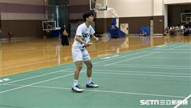 台灣帕運羽球男單好手方振宇。（圖／記者蔡厚瑄攝影）