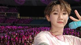 汪蘇瀧演唱台下觀眾突舉牌「退票」。（圖／翻攝自微博）