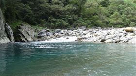 花蓮三棧溪發現無孔塘鱧（2）
花蓮林管處在新城鄉三棧溪進行溪流魚類調查，去年11
月，同仁在三棧溪調查溪流魚類時，意外發現從未紀錄
魚種「無孔塘鱧」的蹤跡。
（花蓮林管處提供）
中央社記者李先鳳傳真 