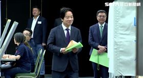 ▲民進黨全代會賴清德投票