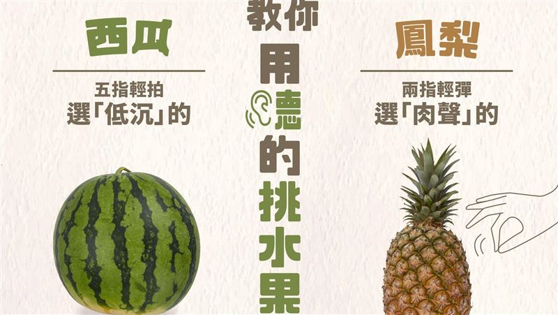 只用耳朵就能挑水果！　農糧署教你這2招