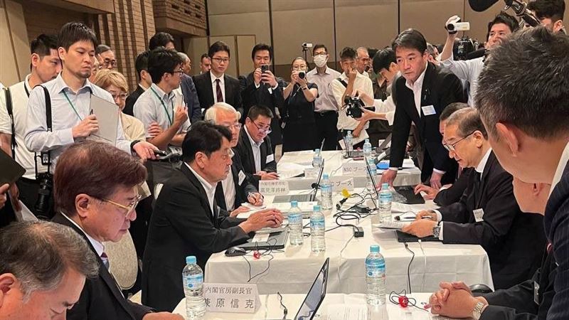 日本智庫兵推2027「台灣有事」,慎防北韓、俄羅斯從後方偷襲。(圖/翻攝X@h_marutani)