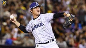 ▲中職明星賽，王建民登板投球。（圖／中信兄弟提供）