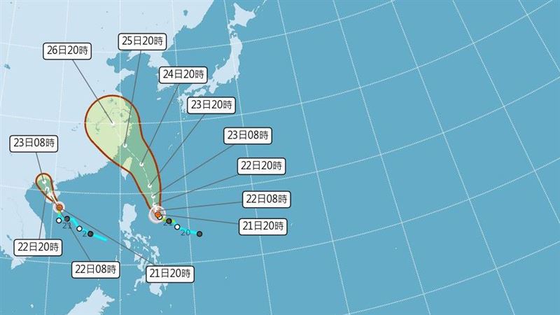 凱米進逼　今下半天雨襲