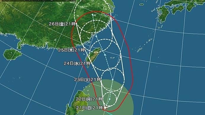 日預測凱米路徑南修撲台　恐重演2颱慘劇