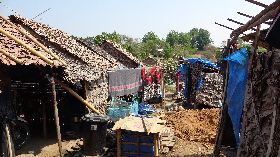 緬甸羅扣難民村房屋