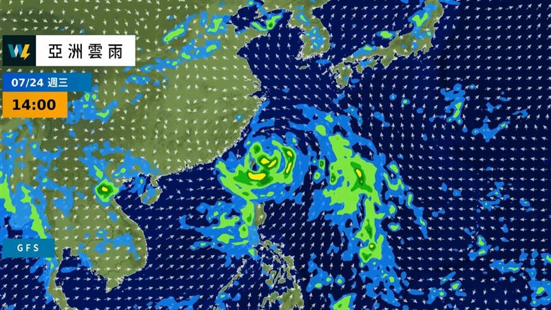 凱米大幅增強期路徑出爐　估明海陸警齊發