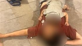 公園,婦人,男嬰,喝醉（圖／翻攝畫面）