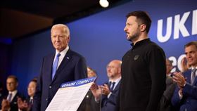 ▲澤倫斯基在社交平台X上發表對拜登退選的看法。（圖／翻攝自Volodymyr Zelenskyye官方Telegrame）