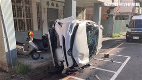 駕駛,車禍,變電箱,台南市新營區,台南,台電