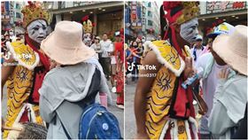 南投,城隍祭,遶境,陣頭,闖陣,暴衝,亂象（圖／畫面翻攝抖音@mailien0317）