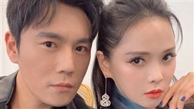 伊能靜、秦昊。（圖／翻攝自伊能靜微博）