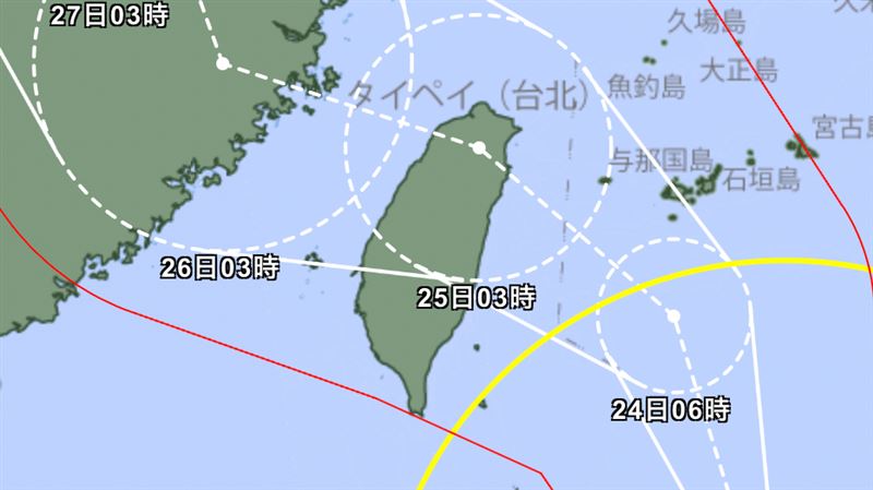 凱米恐升強烈颱風！登陸後恐貫穿北台灣