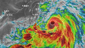凱米颱風。（圖／翻攝自NCDR天氣與氣候監測網）