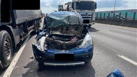 車禍,國道十號,高雄市,大貨車,追撞