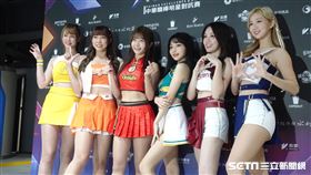 ▲中職明星賽，啦啦隊短今、Maggie、賴可、一粒、若潼、秀秀子。（圖／記者張沛嘉攝影）