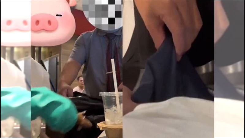 嚇死！她在麥當勞用餐　異物鑽褲檔竟是牠