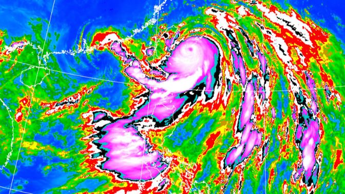 凱米核心直撞北台！專家：今晚起風雨最大