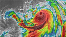 凱米核心直撞北台灣！專家示警「今晚起風雨最大」：中南部千萬小心這點。（圖／翻攝NCDR自天氣與氣候監測網）