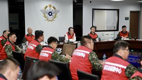 國防部長顧立雄主持「凱米」颱風災防整備會議（圖／軍聞社提供）