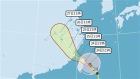 凱米颱風。（圖／氣象署）