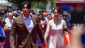▲大谷翔平、田中真美子。（圖／美聯社／達志影像）