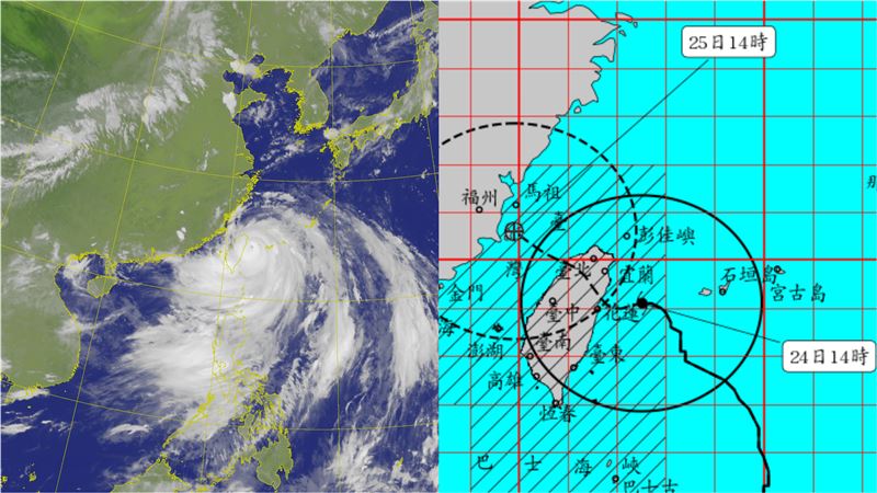 凱米已到家門口！專家示警：越晚風雨越大