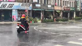 凱米,宜蘭,颱風,機車,強陣風