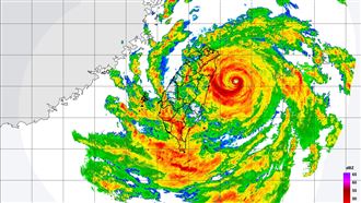 凱米雙眼牆現蹤　1條件影響時間可能拉長