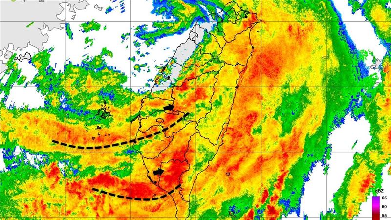 凱米雨帶結構「類似莫拉克」　中南部小心