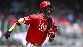 ▲紅人克魯茲（Elly De La Cruz）跑出本季第50次盜壘。（圖／美聯社／達志影像）