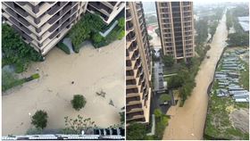 道路,颱風,豪雨,台灣,高雄市