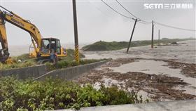 彰化,濁水溪,潰堤,大城鄉,撤村,1400人（圖／翻攝畫面）