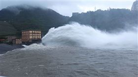 石門水庫,蓄水率,雨量,阿姆坪,洩洪,排沙（圖／水利署北水分署提供）