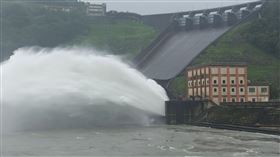 石門水庫,蓄水率,雨量,阿姆坪,洩洪,排沙（圖／水利署北水分署提供）