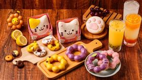 Mister Donut推主子甜甜圈，還有超萌貓肉球一定要吸爆。（圖／品牌業者提供）