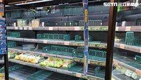 凱米颱風,全聯貨架,防颱準備 （圖／記者葉韋辰攝）
