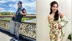 王少偉（左）發現許藍方（右）被種草莓。（圖／翻攝自IG）