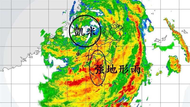 豪雨灌爆南部　鄭明典：地形雨拉住颱風