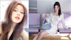 舒華稍早在練舞教室直播，擔心台灣颱風情形。