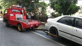 凱米,新北,颱風,水門,封閉,停車,紅黃線,校園,拖吊,開罰